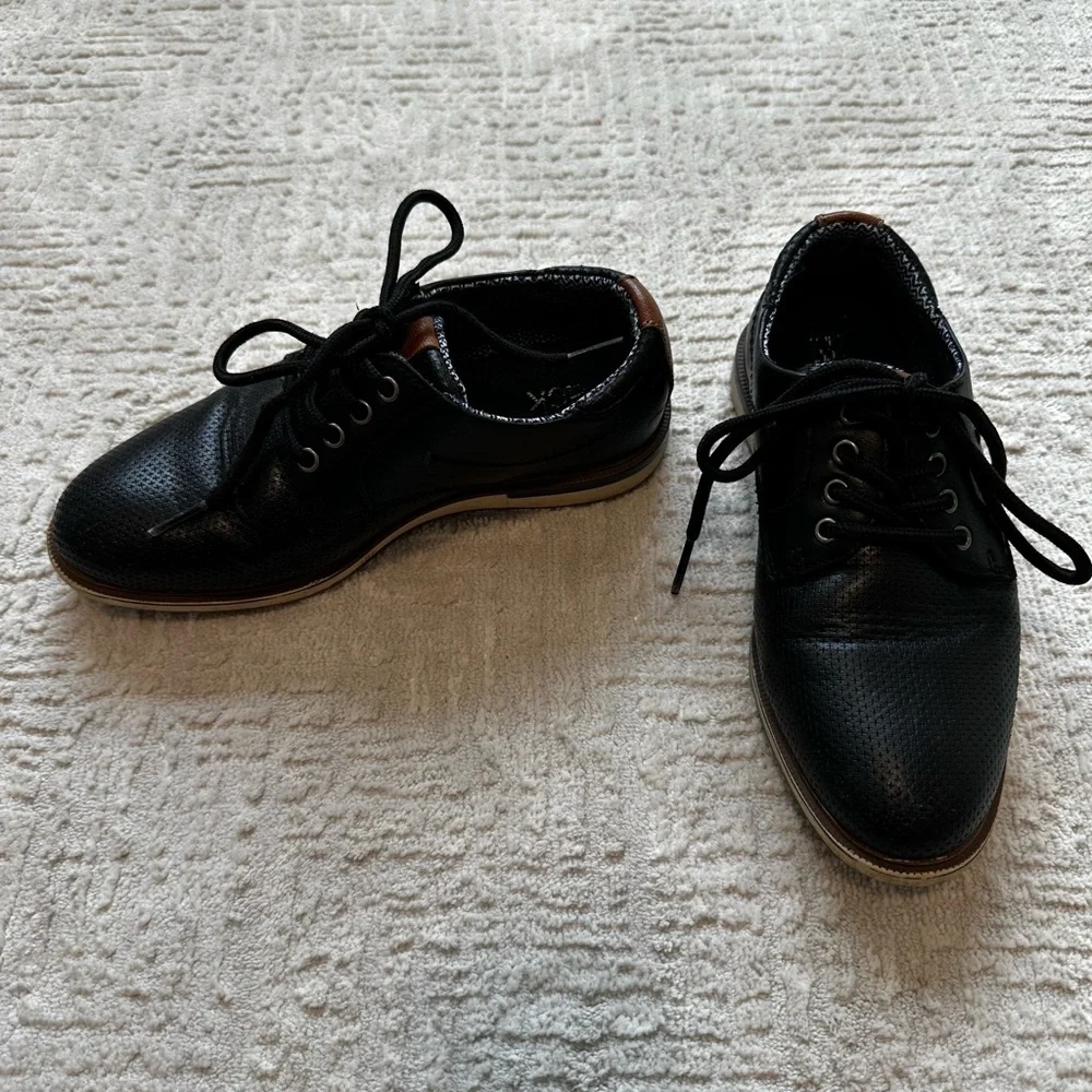 Boys Classic Black Shoes